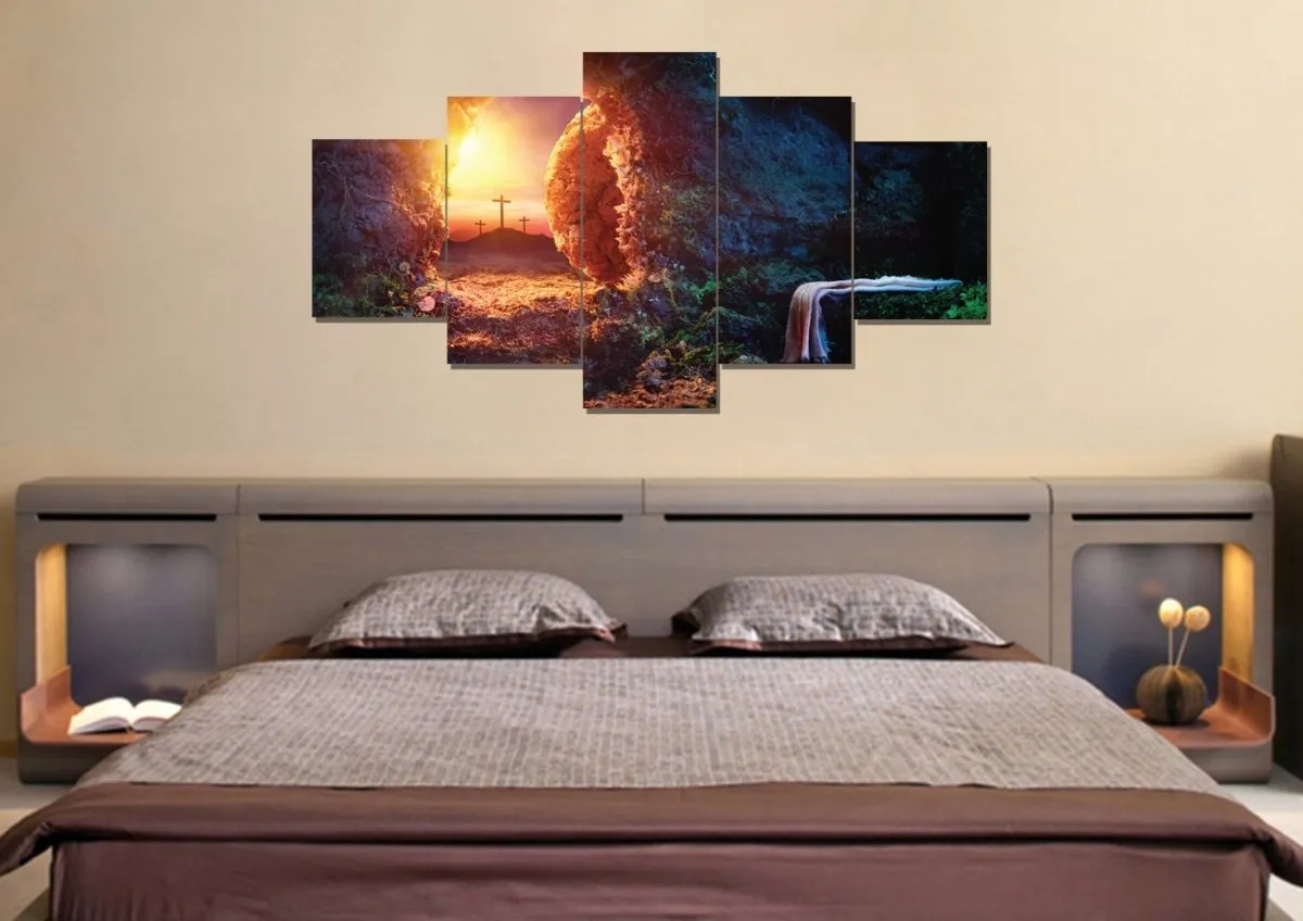 Cross From The Tomb Of Jesus Canvas - Christian Canvas Wall Art