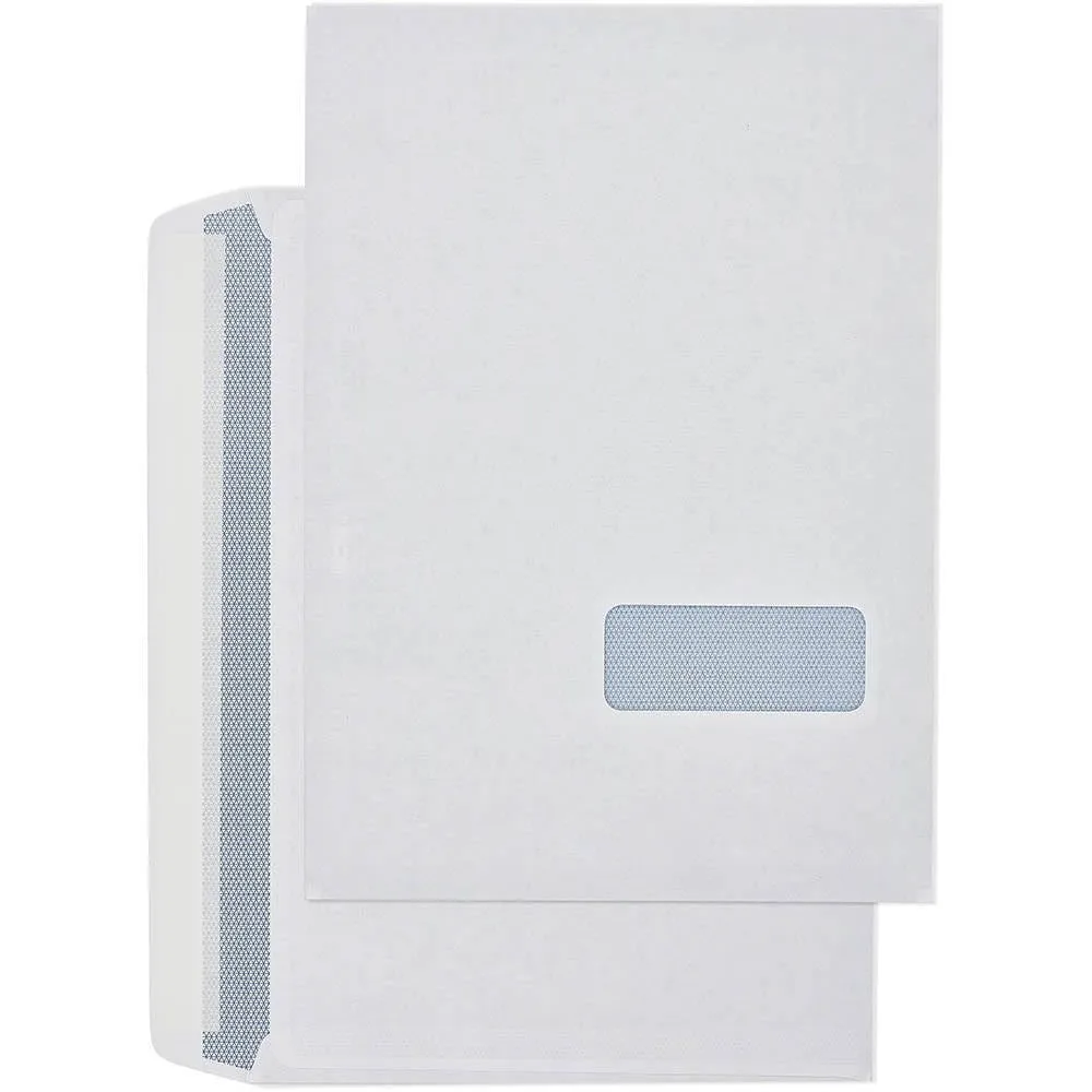 Cumberland C4 Laser Envelopes Secretive Window Pocket 90GSM Strip Seal Box 250