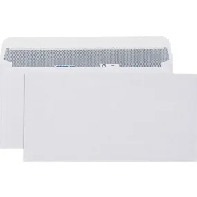 Cumberland DLX Laser Envelopes Secretive Plain Wallet 90GSM Strip Seal 20x235mm White Box 500