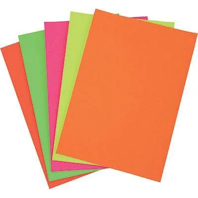 Cumberland Fluoroboard 250Gsm 297 X 420Mm Assorted Pack 50