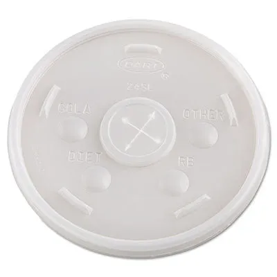 CUP/ Foam 24 oz, Lid, Straw Slot, 500/cs-Food Service