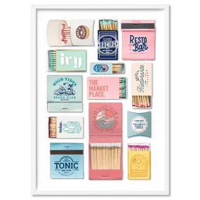 Custom Matchbox Art | Your Details - Art Print
