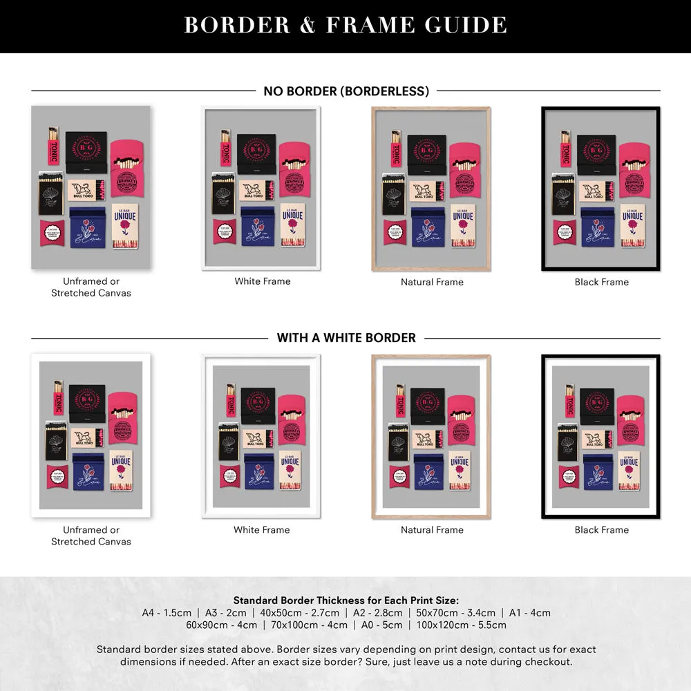 Custom Matchbox Art | Your Details - Art Print