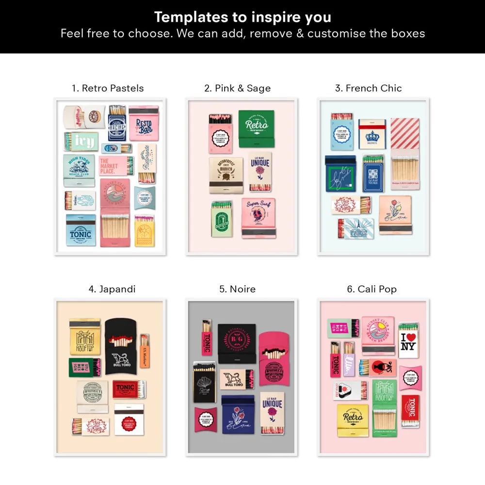 Custom Matchbox Art | Your Details - Art Print