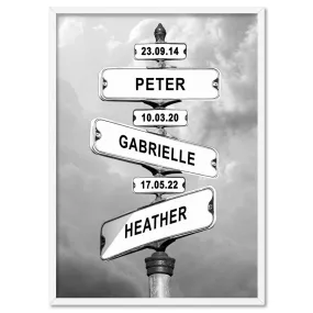 Custom Street Signs - Art Print