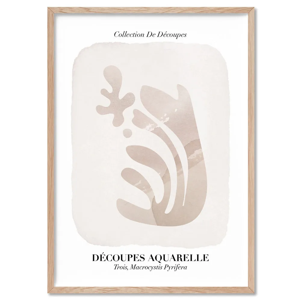 Decoupes Aquarelle III - Art Print
