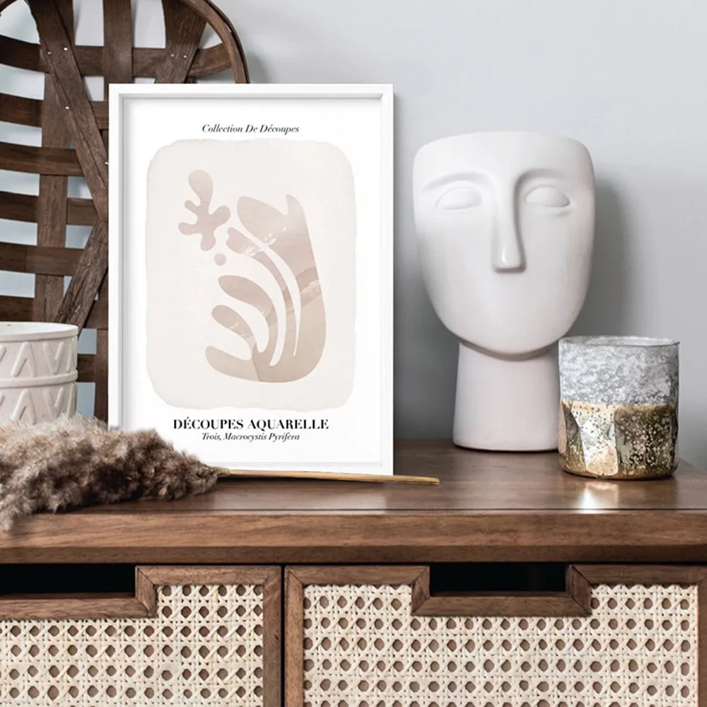 Decoupes Aquarelle III - Art Print