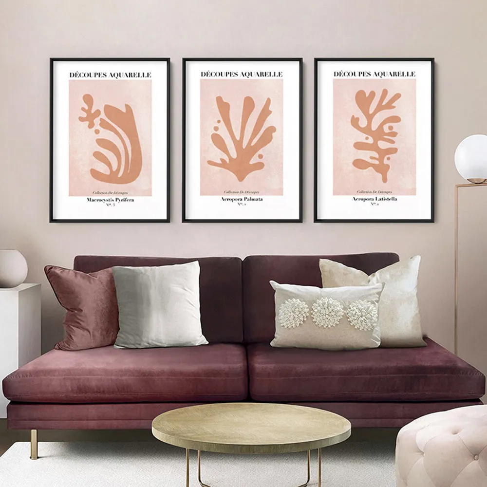 Decoupes Aquarelle VIII - Art Print