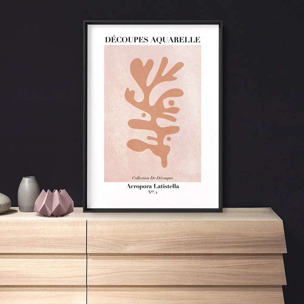 Decoupes Aquarelle VIII - Art Print