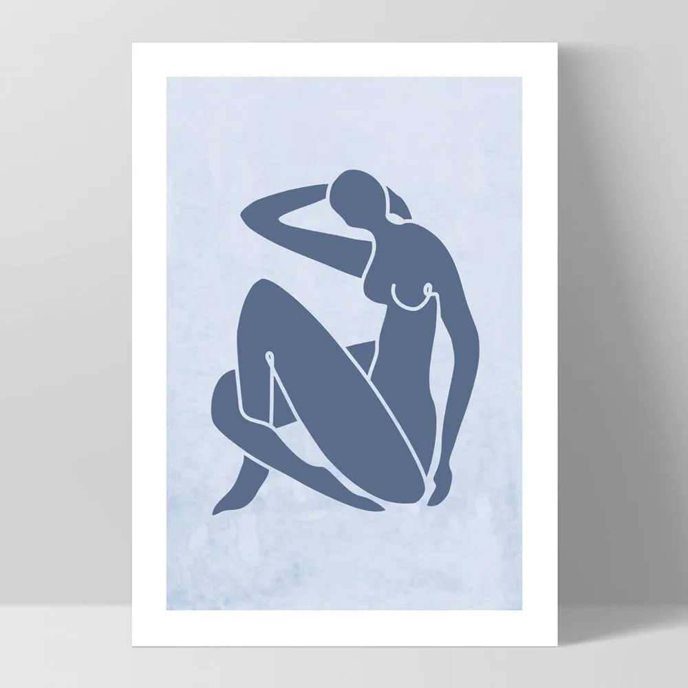 Decoupes La Figure Femme V - Art Print