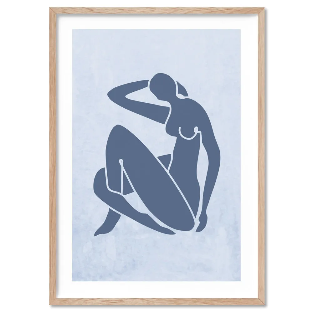 Decoupes La Figure Femme V - Art Print