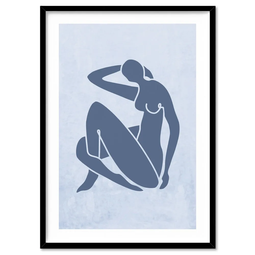 Decoupes La Figure Femme V - Art Print