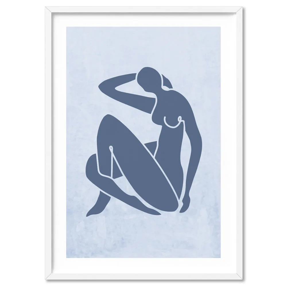 Decoupes La Figure Femme V - Art Print