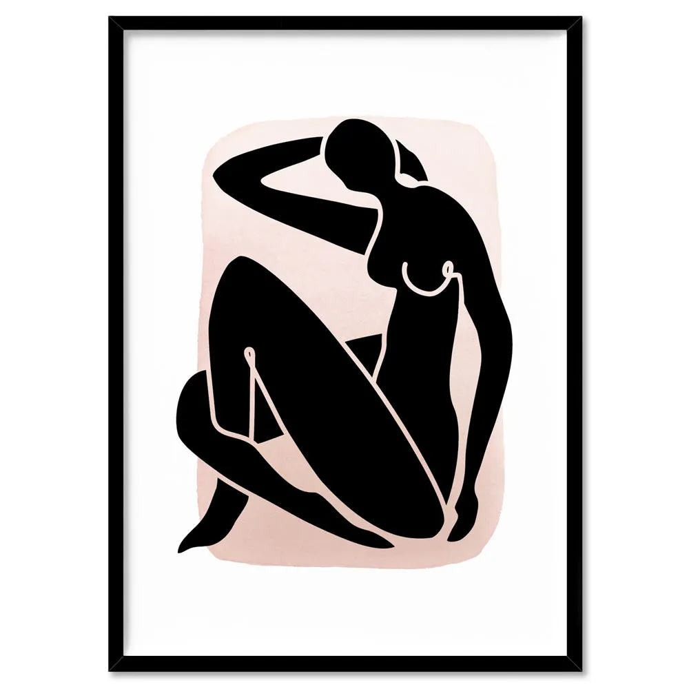 Decoupes La Figure Femme VII - Art Print