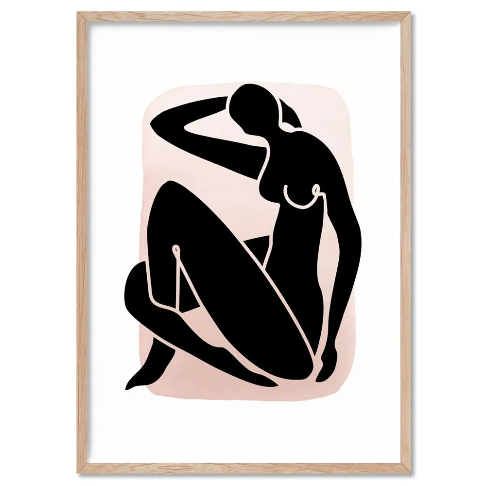 Decoupes La Figure Femme VII - Art Print