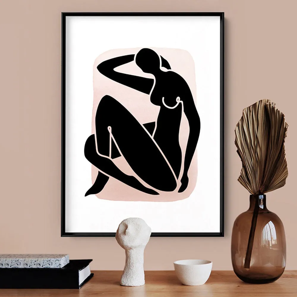 Decoupes La Figure Femme VII - Art Print