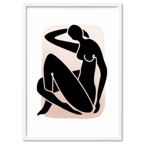 Decoupes La Figure Femme VII - Art Print