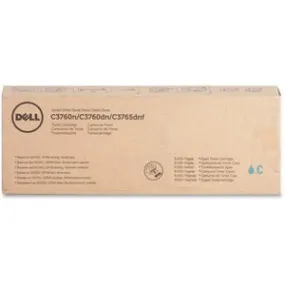 Dell Original Extra High Yield Laser Toner Cartridge - Cyan - 1 Each