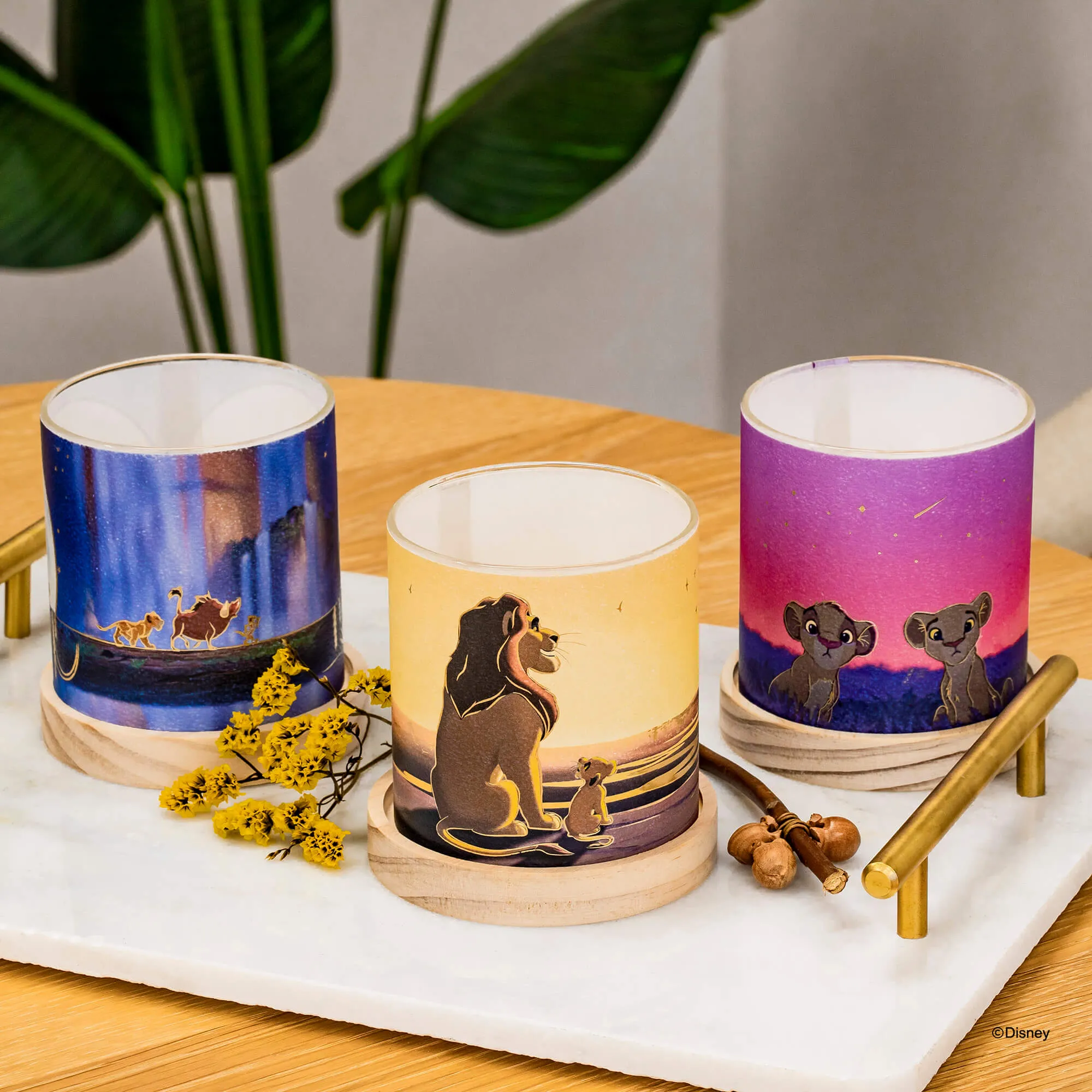 Disney Mini Glass Lantern Hakuna Matata