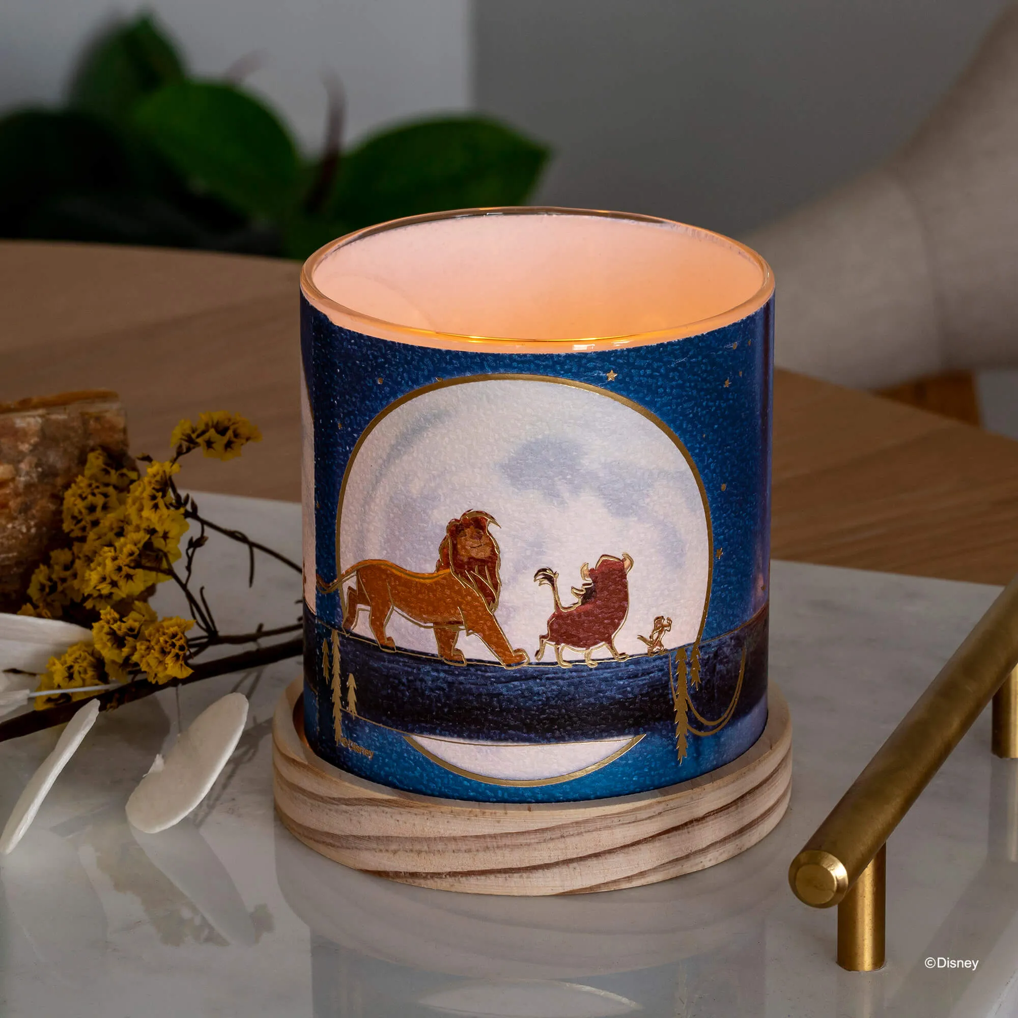 Disney Mini Glass Lantern Hakuna Matata