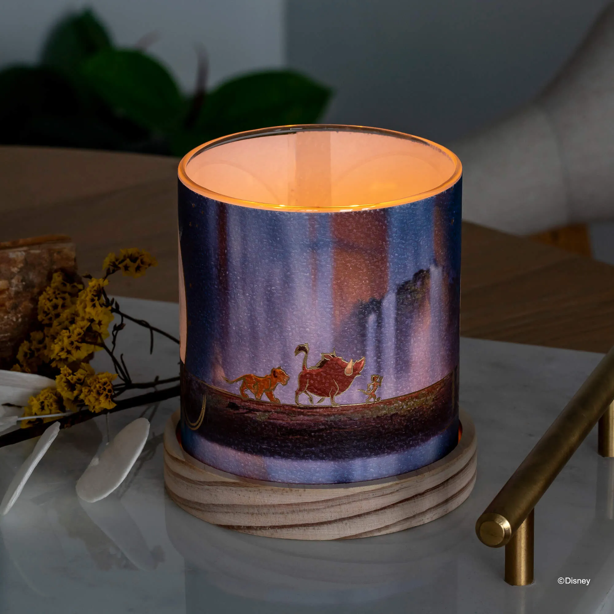 Disney Mini Glass Lantern Hakuna Matata