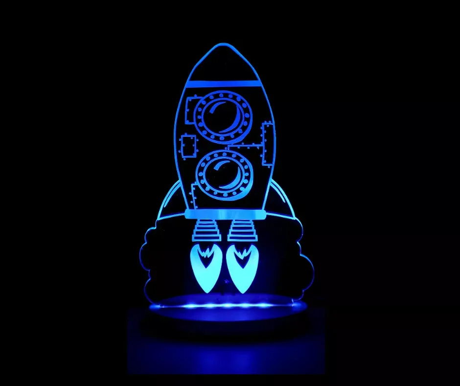 Duski Night Light Rocket