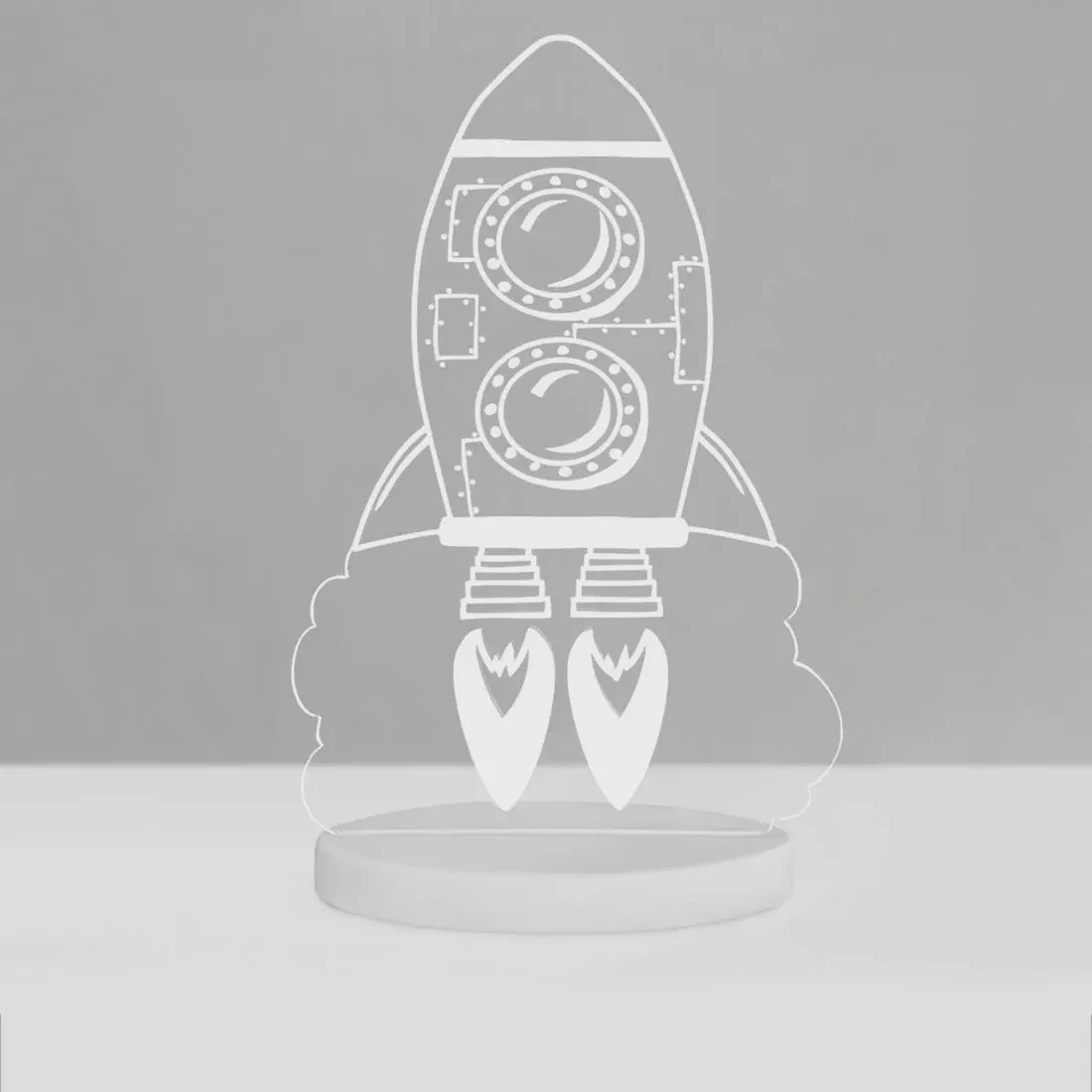 Duski Night Light Rocket