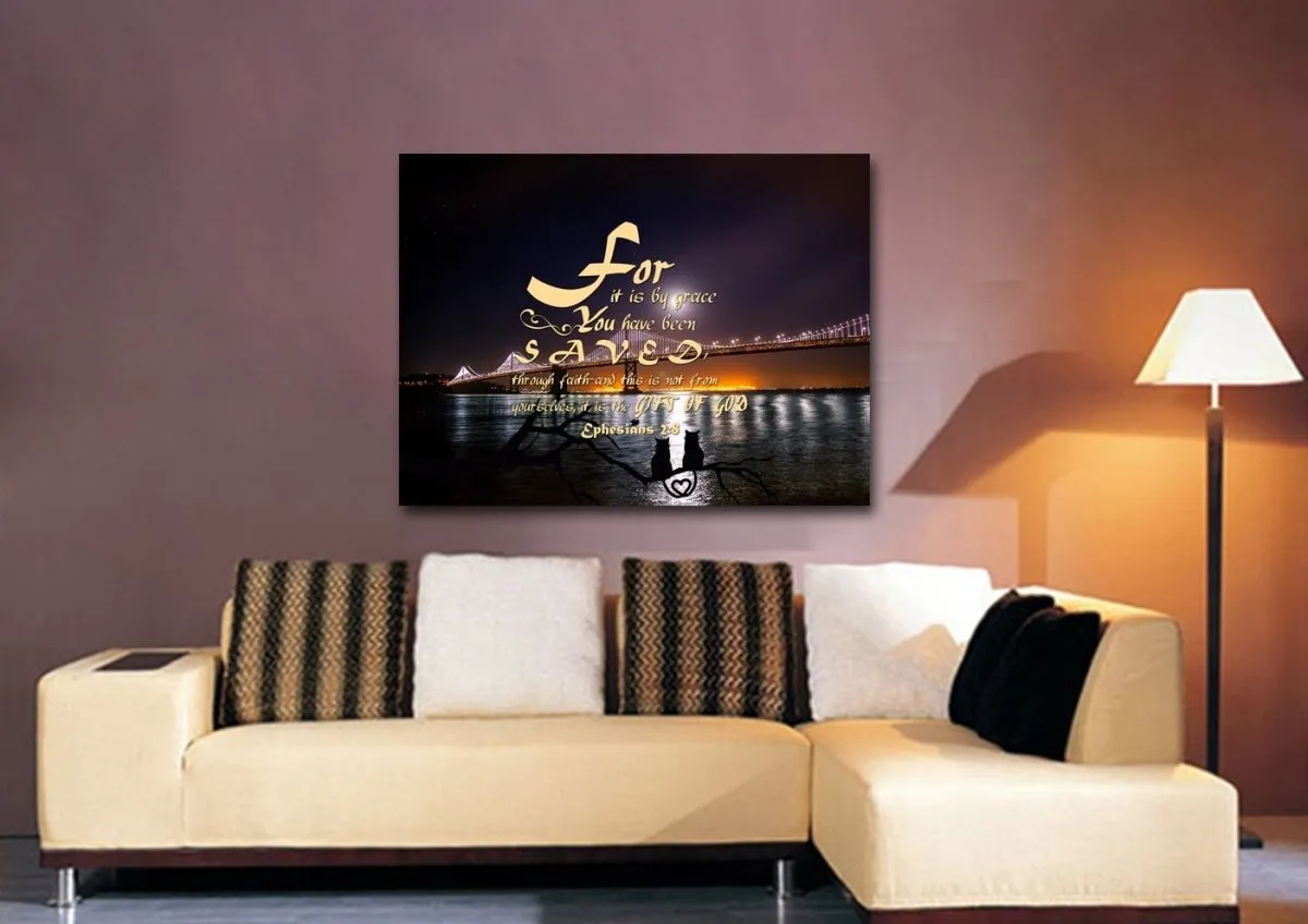 Ephesians 28 Canvas Wall Art Print - Christian Canvas Wall Art