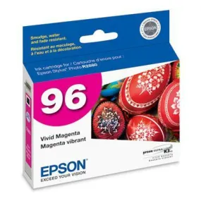Epson 96 Magenta Ink Cartridge for Stylus Photo R2880 Printer, 940 Pages - T096320