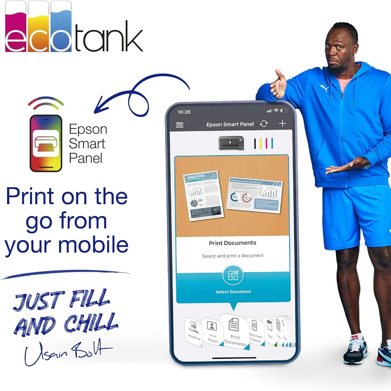 Epson EcoTank ET-2860 Wireless Inkjet Printer