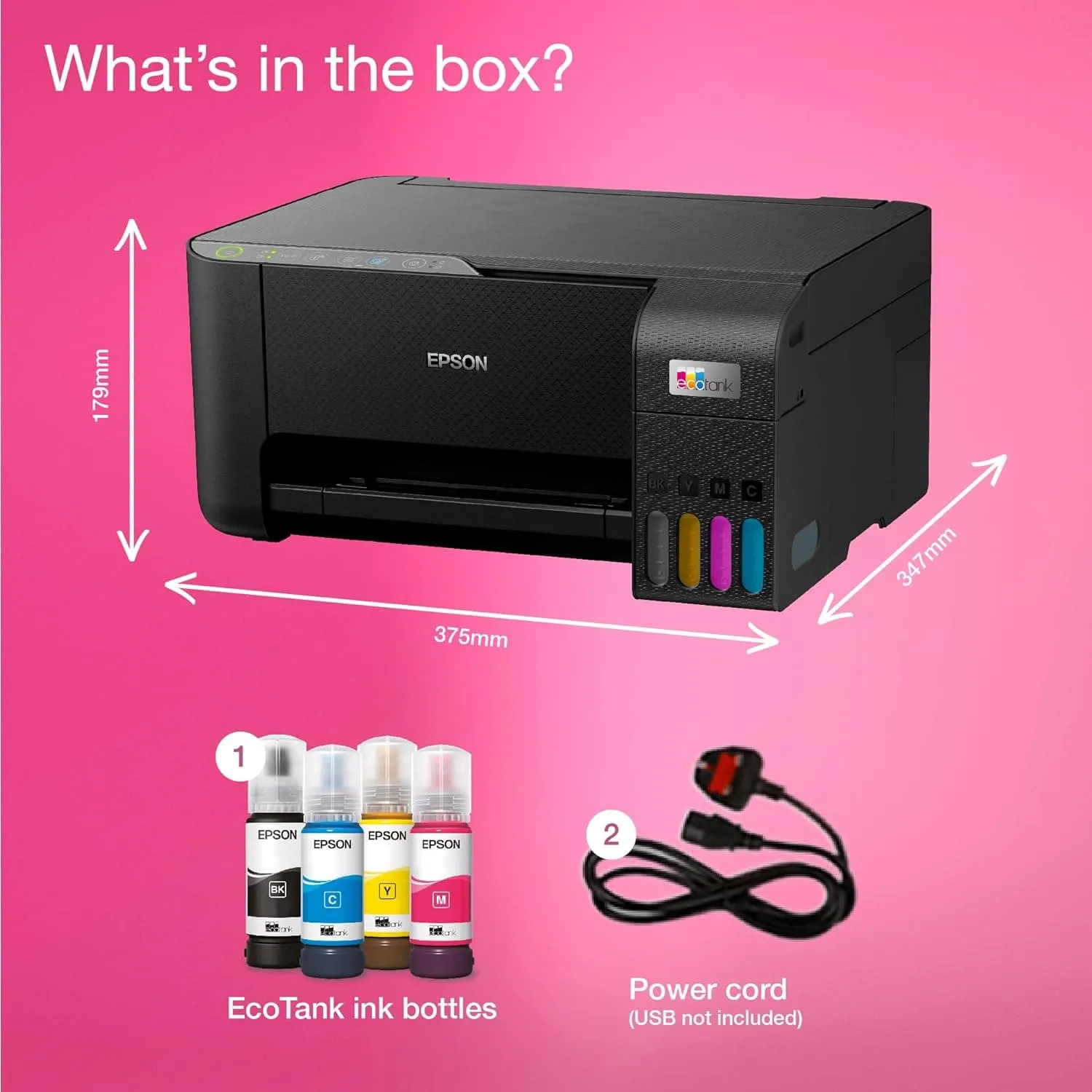 Epson EcoTank ET-2860 Wireless Inkjet Printer