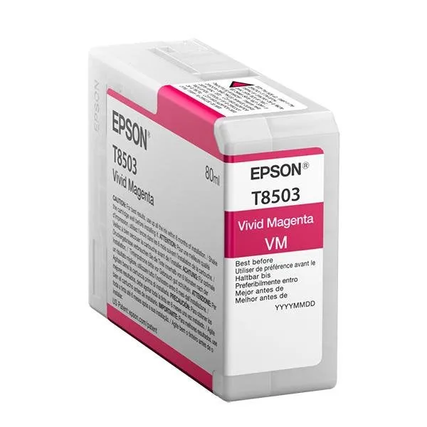 Epson SureColor P800 UltraChrome T850 Ink Cartridge - 80ML