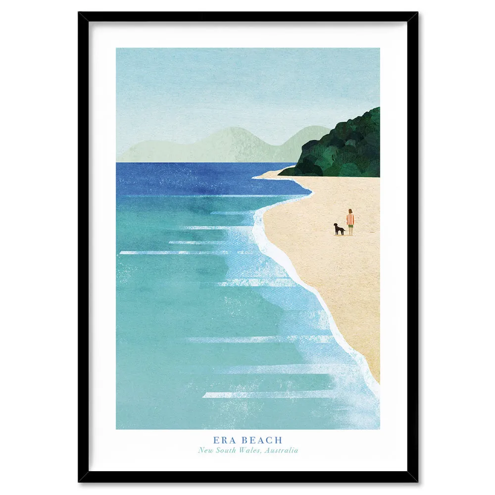 Era Beach Illustration - Art Print by Henry Rivers