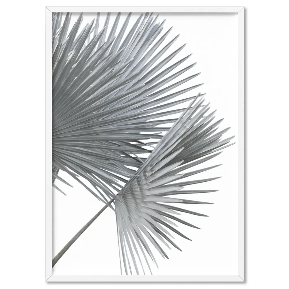 Fan Palm Fronds in Pastel III - Art Print