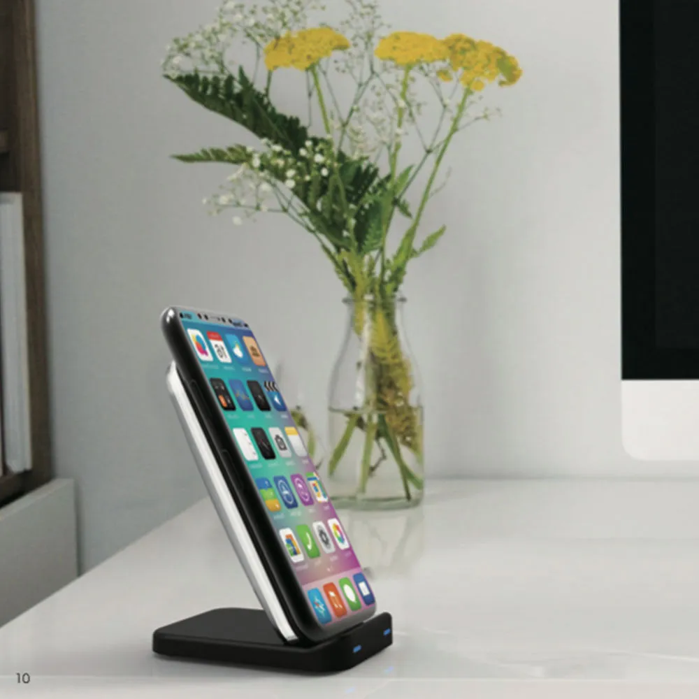 Fast Wireless Charger Stand with Cooling Fan