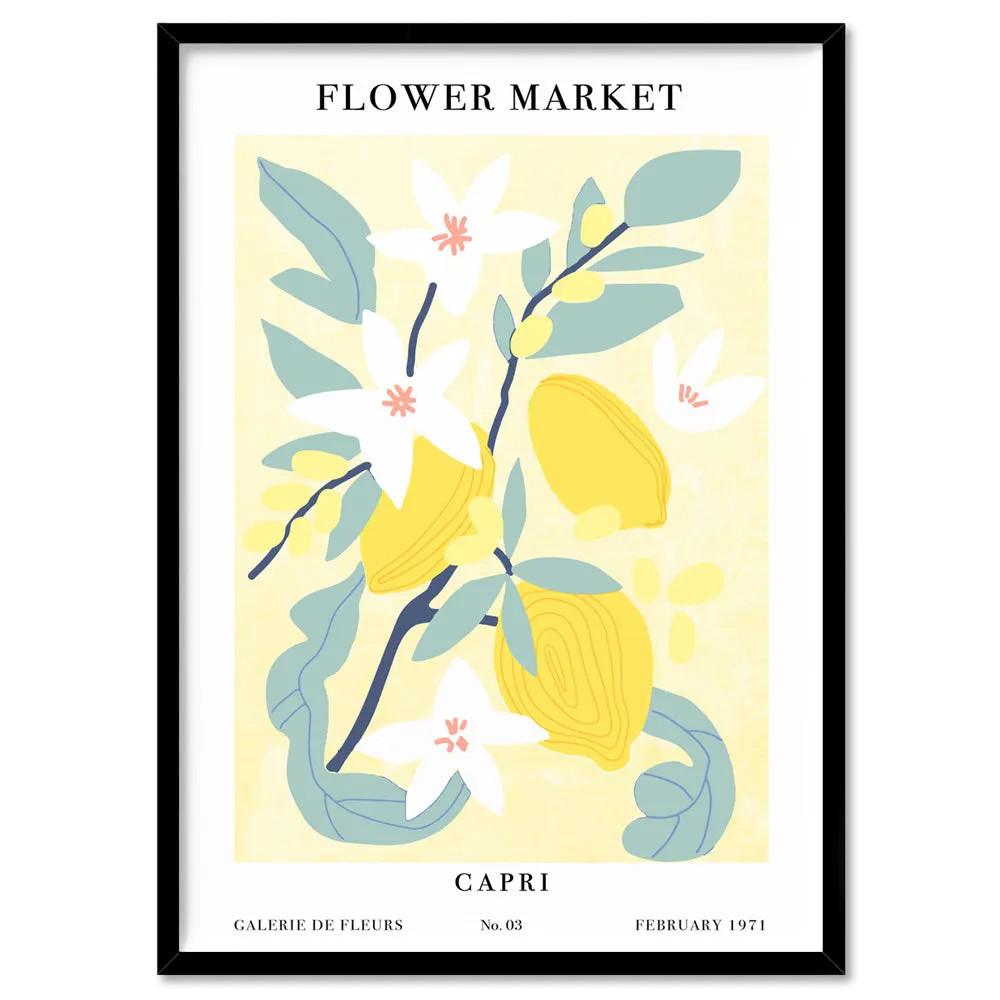 Flower Market | Capri - Art Print