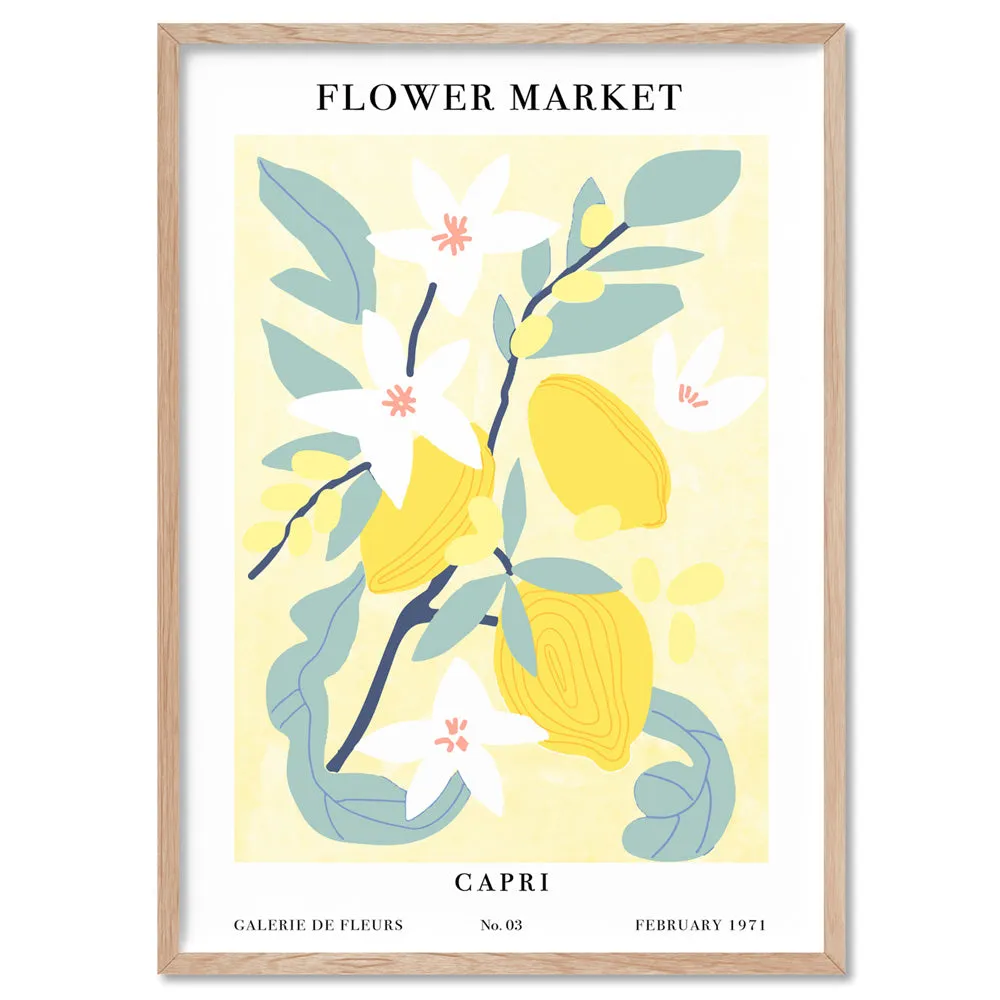 Flower Market | Capri - Art Print