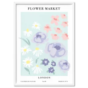 Flower Market | London - Art Print