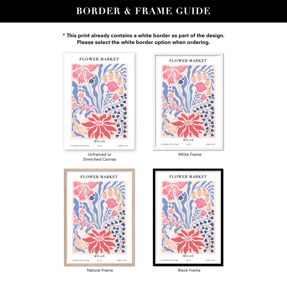 Flower Market | Milan - Art Print