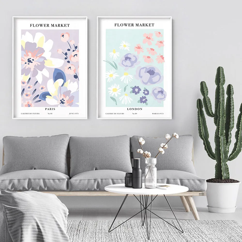 Flower Market | Paris - Art Print