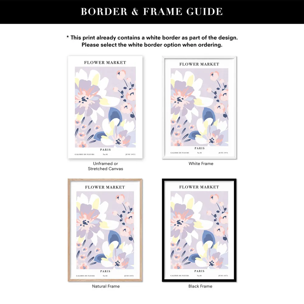 Flower Market | Paris - Art Print