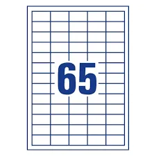Formtec Label 6500/38x21mm #65