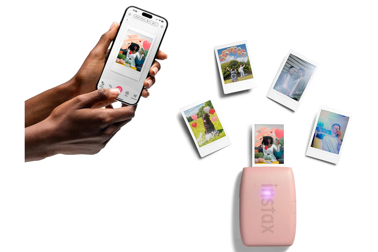 Fujifilm Instax Mini Link 3 Smartphone Printer | Rose Pink
