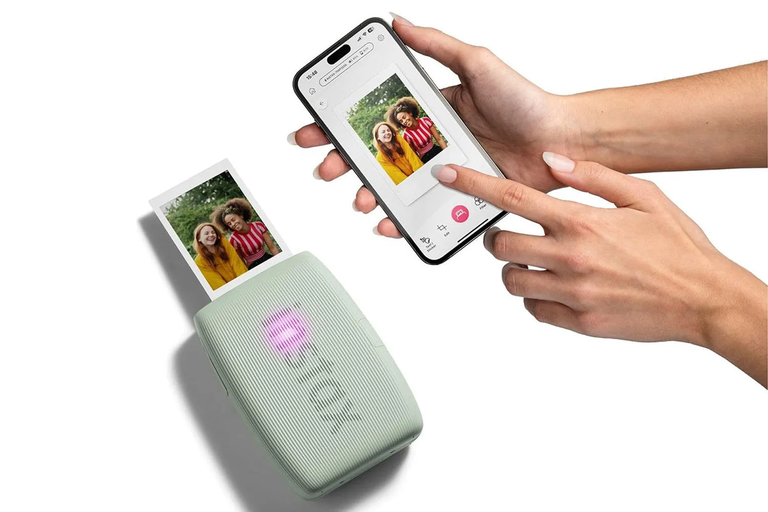 Fujifilm Instax Mini Link 3 Smartphone Printer | Sage Green