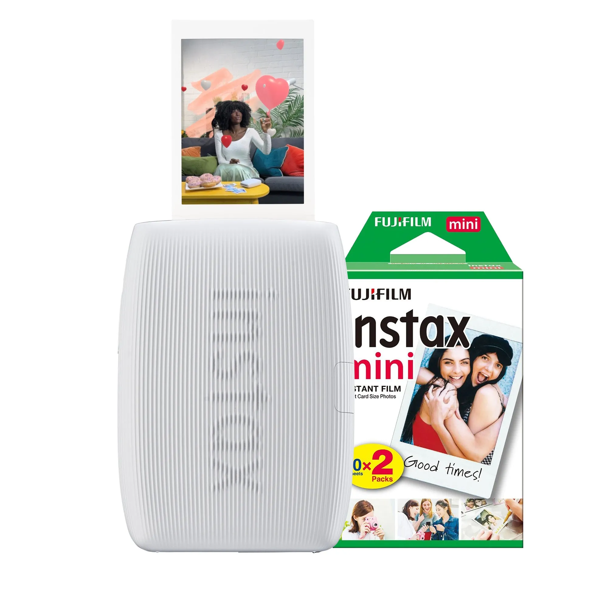 Fujifilm Instax Mini Link 3 Wireless Smartphone Photo Printer - Clay White