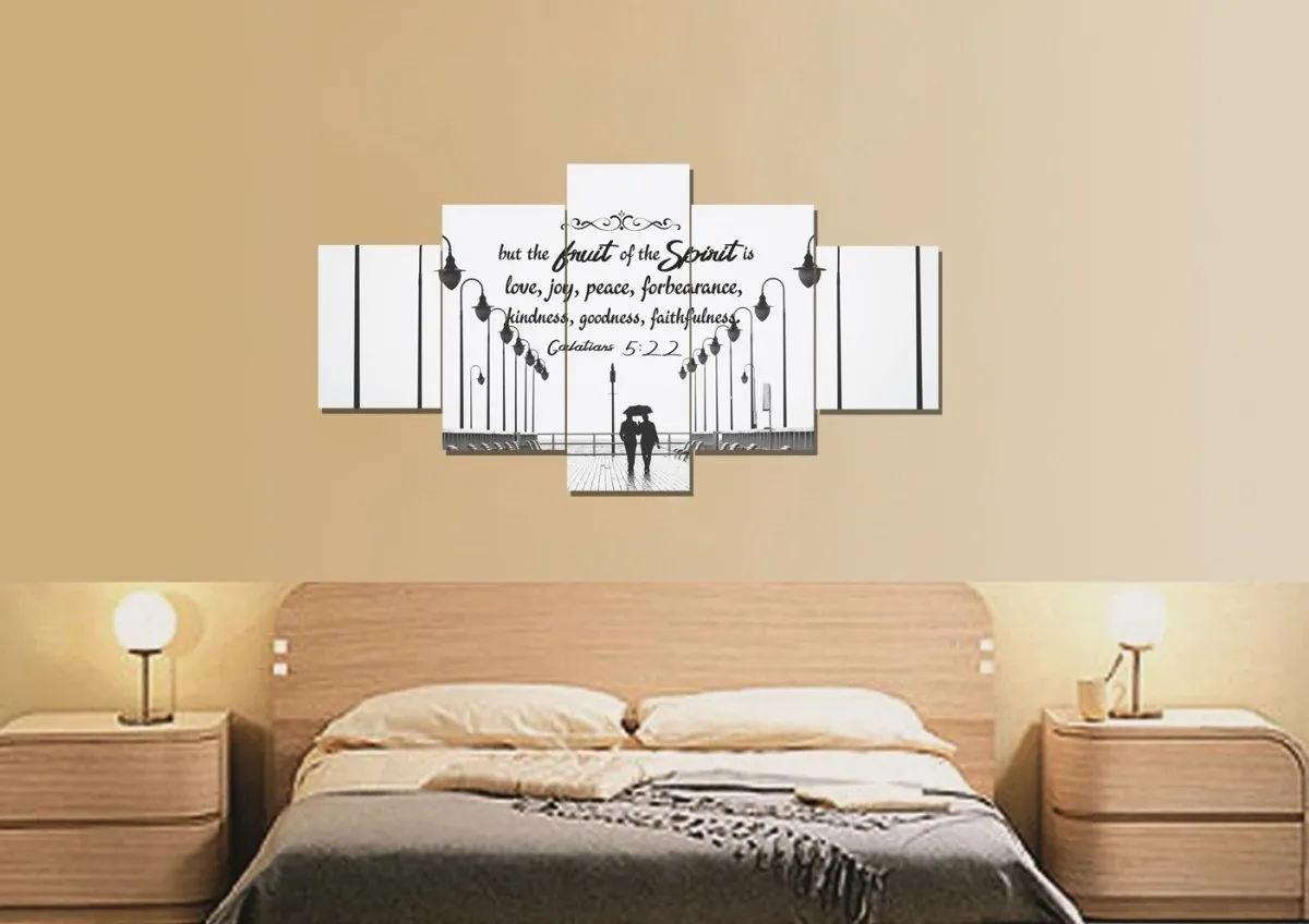 Galatians 522 Fruit Of The Spirit Wall Bible Verse Canvas Wall Art - Christian Canvas Wall Art