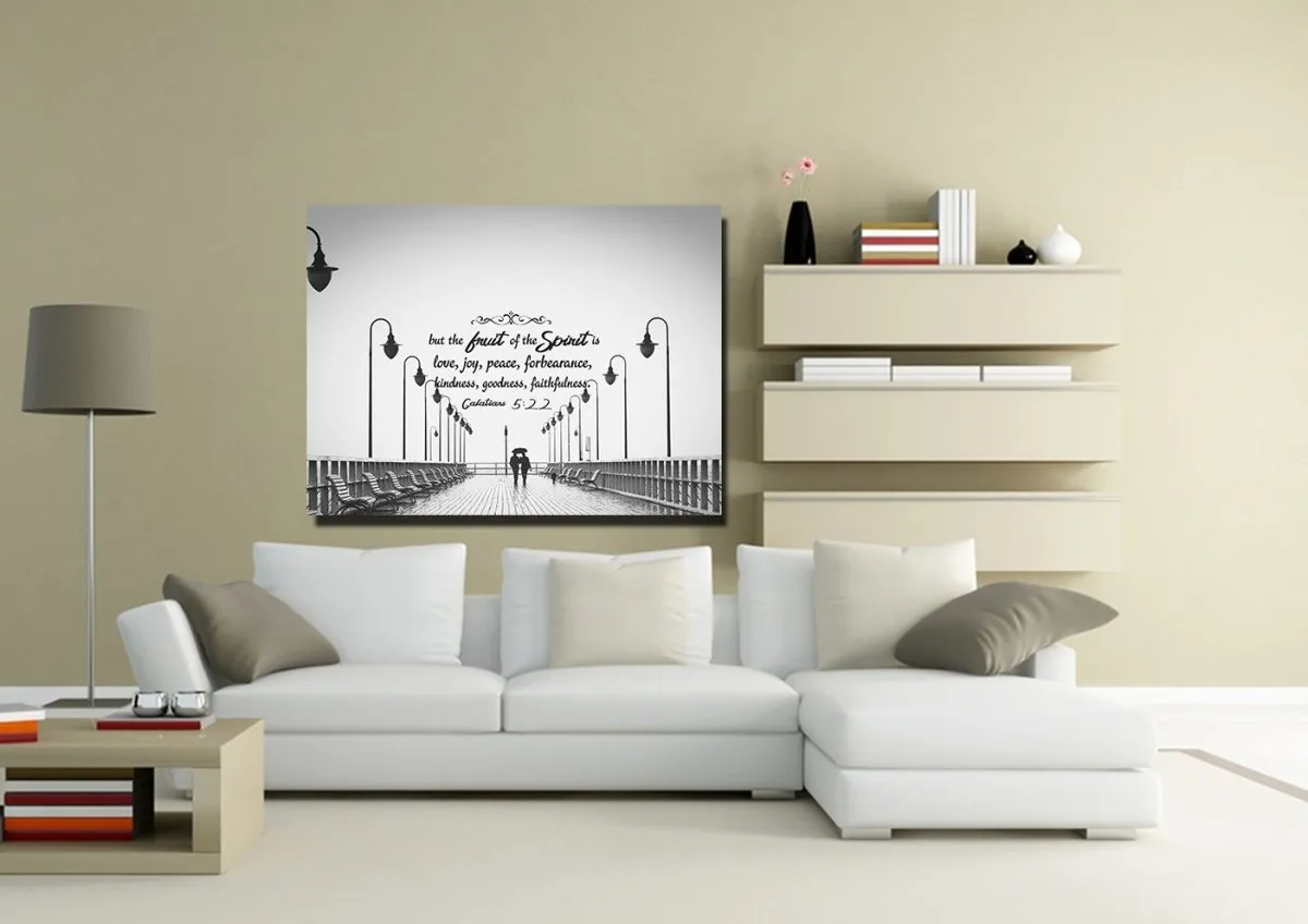 Galatians 522 Fruit Of The Spirit Wall Bible Verse Canvas Wall Art - Christian Canvas Wall Art