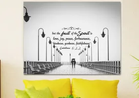 Galatians 522 Fruit Of The Spirit Wall Bible Verse Canvas Wall Art - Christian Canvas Wall Art