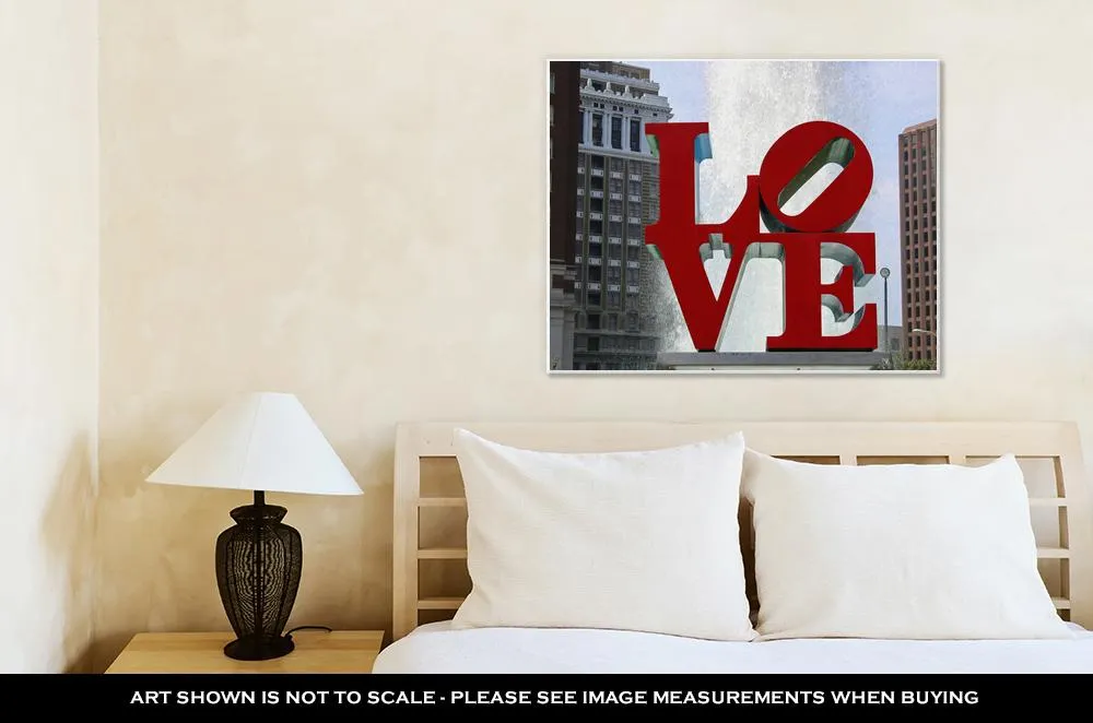 Gallery Wrapped Canvas, Love Park Philadelphia