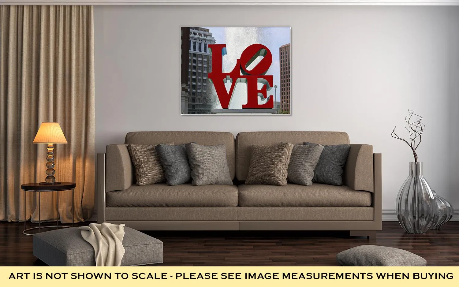 Gallery Wrapped Canvas, Love Park Philadelphia